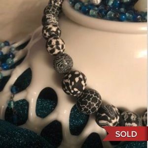 ❌SOLD❌Auth Jil Zarah Clay Bead Necklace